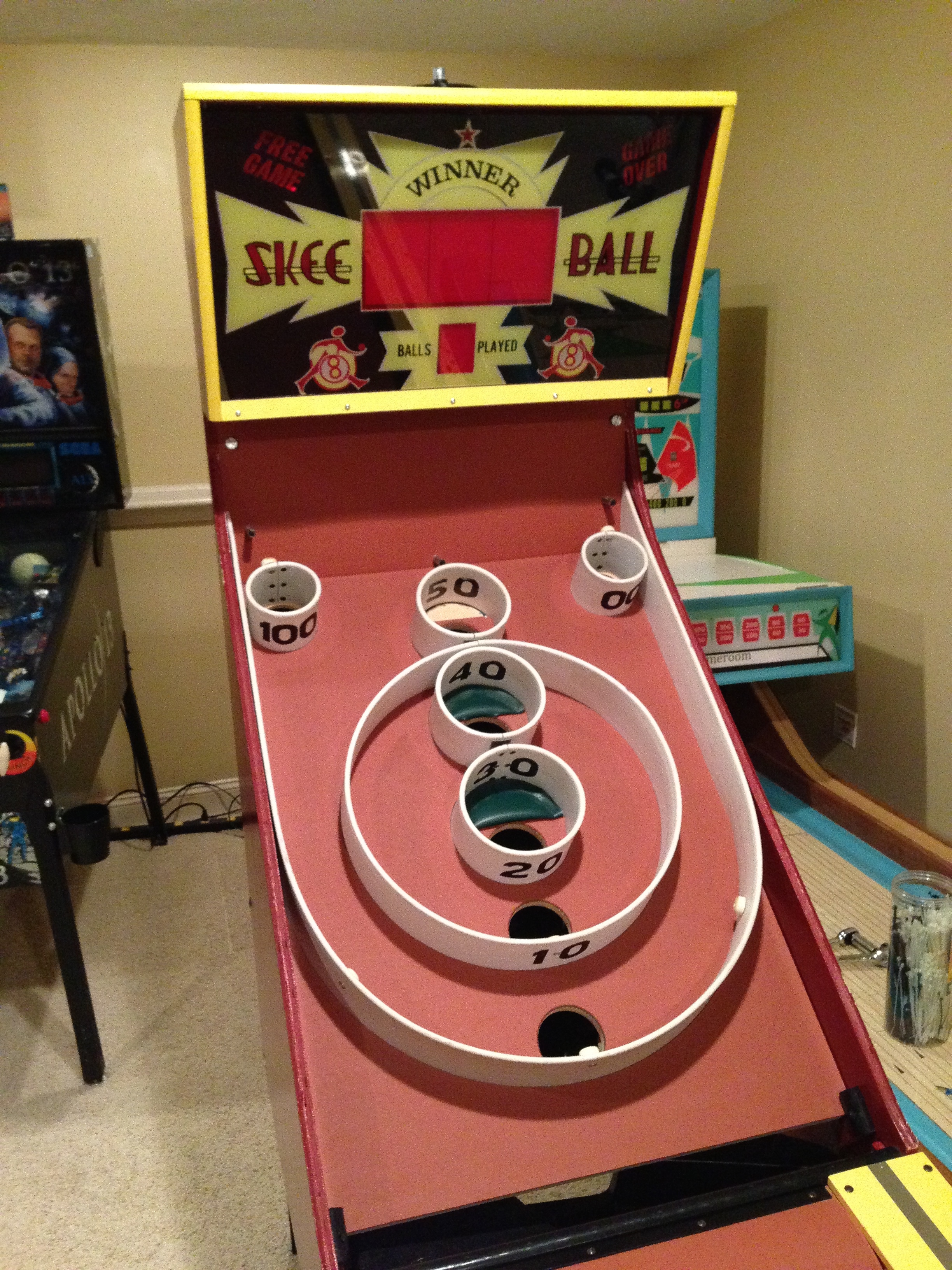 skee ball target